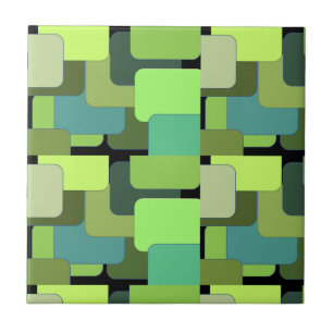 Carreau Green Emerald Lime Jade Moderne Abstrait