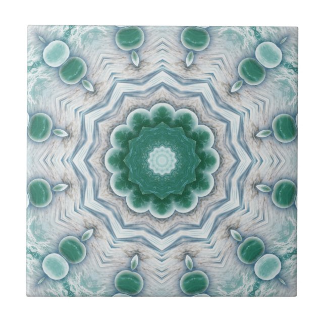 Carreau Green Seafoam Imaginaire géométrique Carrelage de  (Devant)