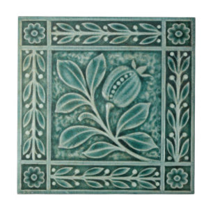 Carreau Grenade Turquoise Majolica Faux de secours Repro c