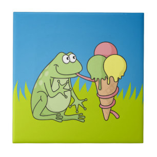 Carreau Grenouille à crème glacée