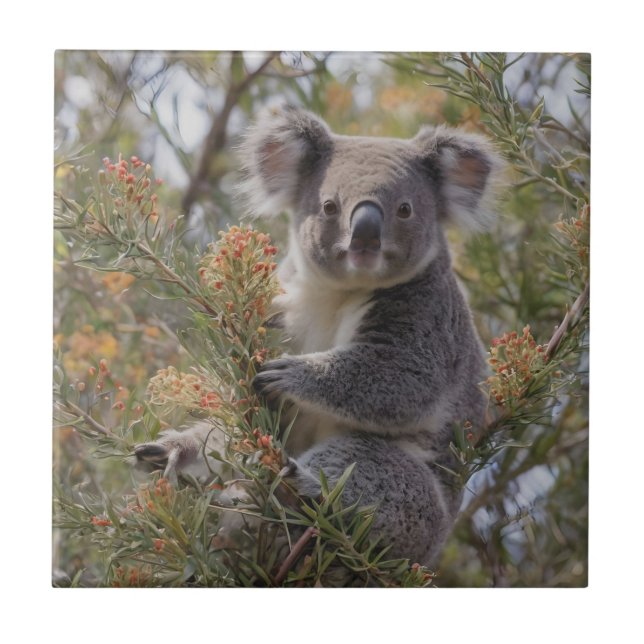 Carreau Grevillea Koala Bear, (Devant)