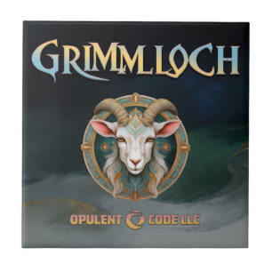 Carreau Grimmloch Emblème de la Chèvre Jeu de rôle fantast