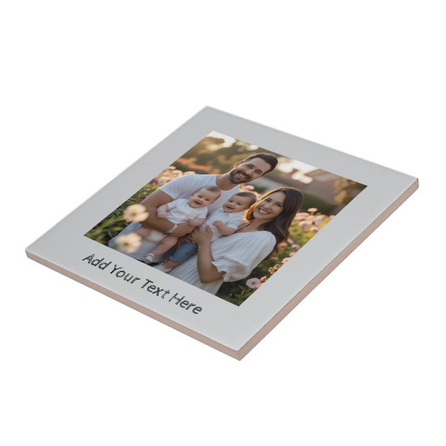 Carreau Gris clair Créez votre propre carrelage en céramiq (Côté)