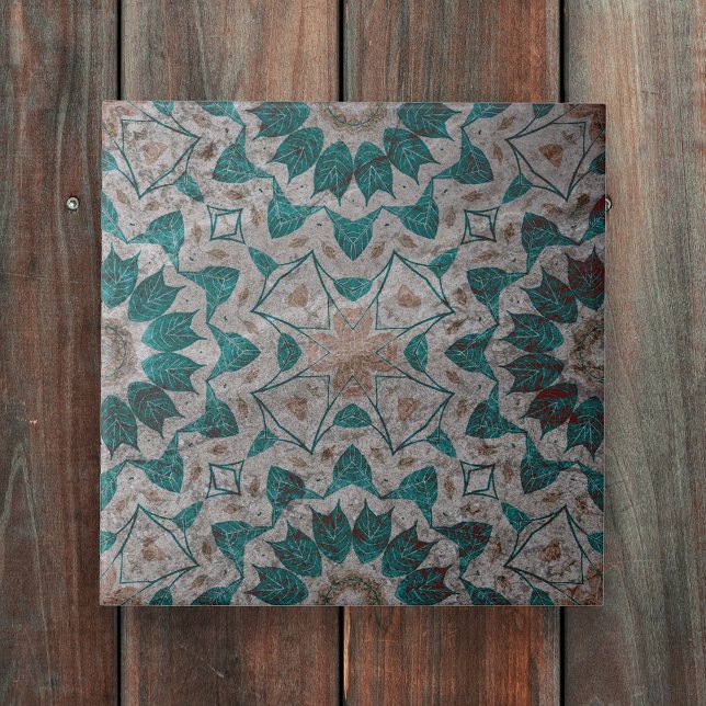 Carreau Gris Gris texturé Feuille géométrique (Créateur téléchargé)