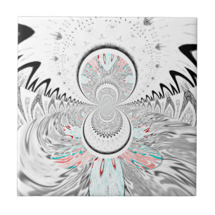 Carreau Gris Kaleidoscope Art