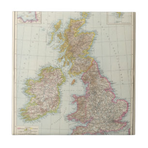 Carreau Grossbritannien, Irland - carte du R-U, Irlande