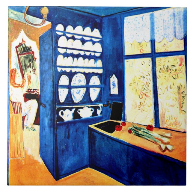 Carreau Grunewald - La cuisine bleue (Devant)