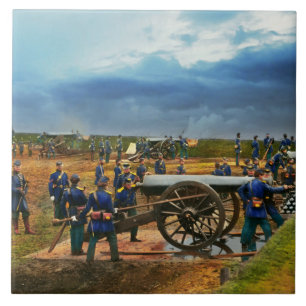 Carreau Guerre civile - Unité d'artillerie lourde 1861