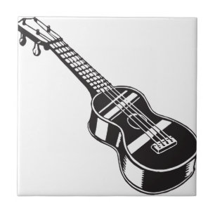 Carreau Guitare unique mignonne Hawa d'instrument de