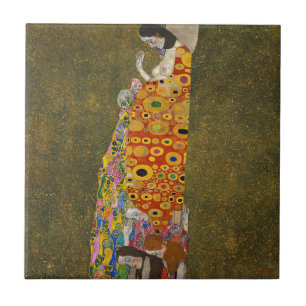 Carreau Gustav Klimt - espoir II - belle illustration