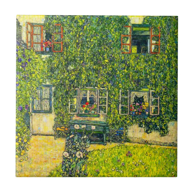 Carreau Gustav Klimt La Maison de Guardaboschi (Devant)