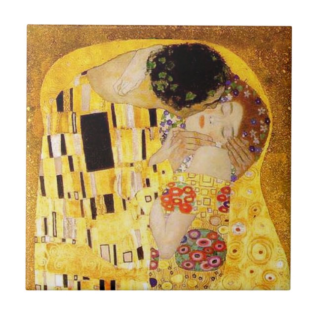 Carreau Gustav Klimt La Peinture Classique Du Kiss (Devant)