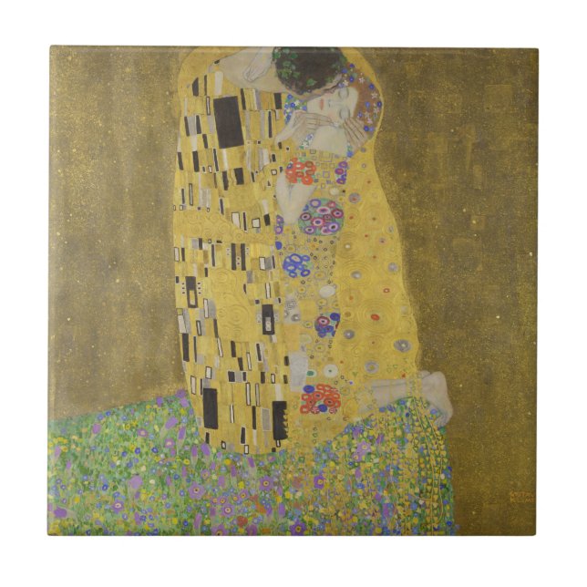 Carreau Gustav Klimt "Le Baiser" (Devant)