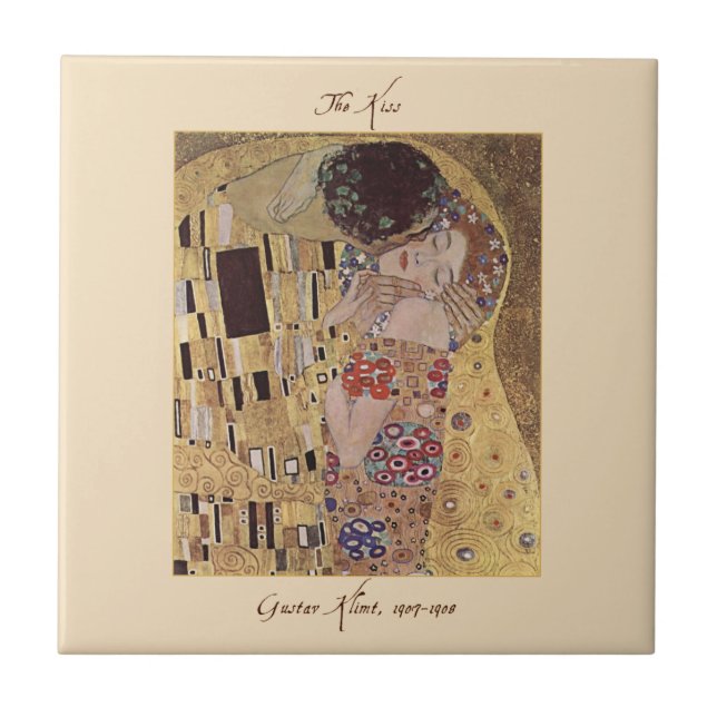 Carreau Gustav Klimt Le Carrelage En Céramique Kiss (Devant)