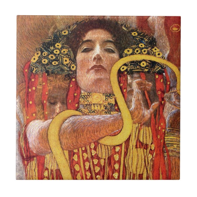 Carreau Gustav Klimt - Médecine de l'hygiène Déesse de la  (Devant)
