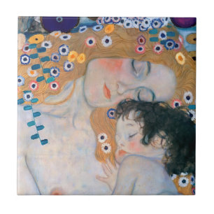 Carreau Gustav Klimt - Mère et Enfant