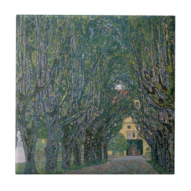 Carreau Gustav Klimt - Peinture de jardin (Devant)