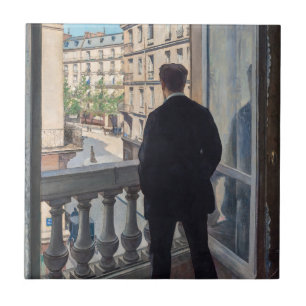 Carreau Gustave Caillebotte - Jeune Homme à sa Fenêtre 