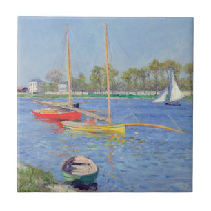 Carreau Gustave Caillebotte - La Seine à Argenteuil