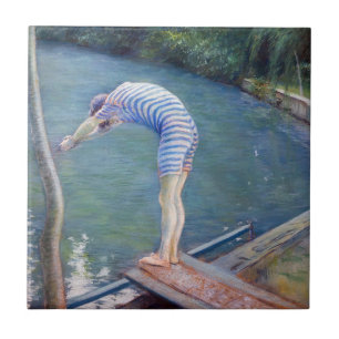 Carreau Gustave Caillebotte - Le Baigneur / Le Plongeur