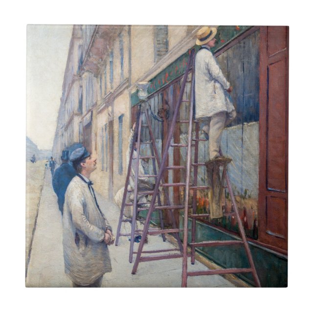 Carreau Gustave Caillebotte - Les Peintres De La Maison (Devant)