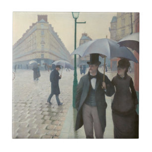 Carreau Gustave Caillebotte - Paris Street ; Rainy Day
