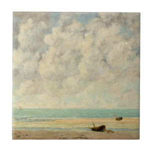 Carreau Gustave Courbet la mer calme
