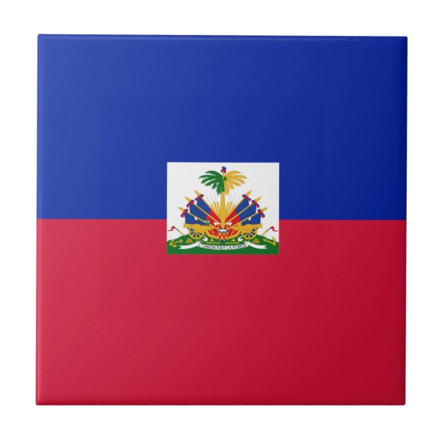Carreau Haiti flag  (Devant)