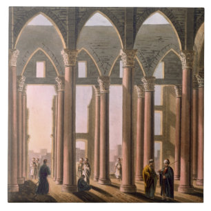 Carreau Hall de Joseph dans le château du Caire, plaquent