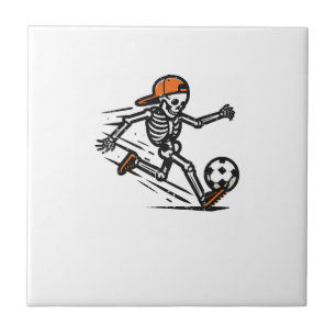 Carreau Halloween Squelette Football Costume de football H
