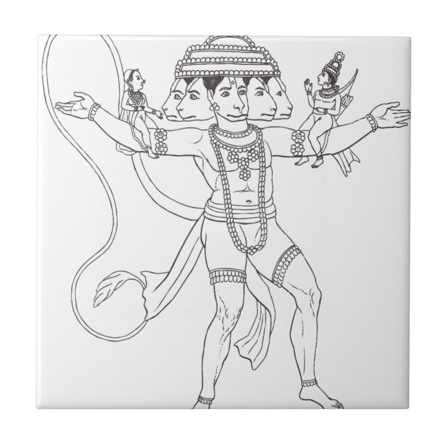Carreau Hanuman (Devant)