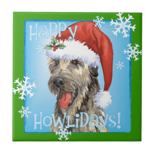 Carreau Happy Howlidays Irish Wolfhound