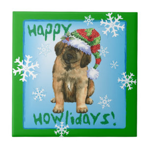 Carreau Happy Howlidays Leonberger