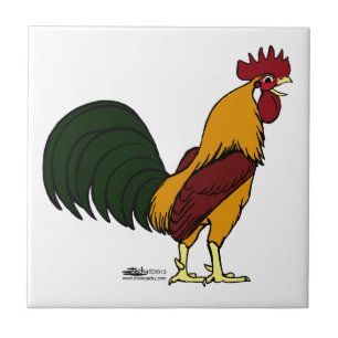 Carreau Happy Rooster