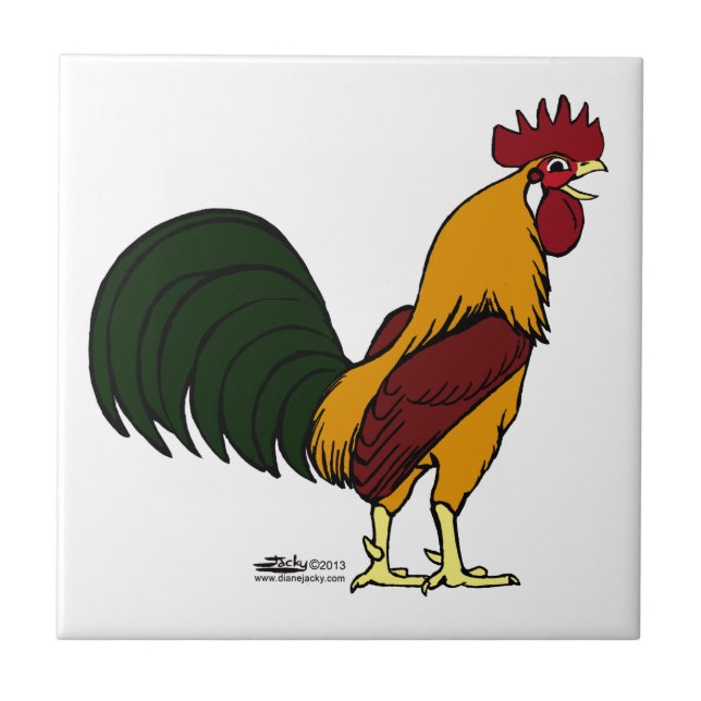 Carreau Happy Rooster (Devant)