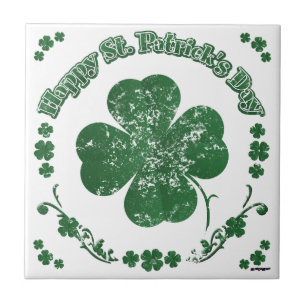 Carreau Happy St Patrick