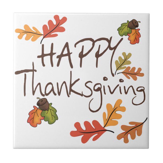 Carreau Happy Thanksgiving (Devant)