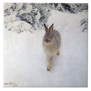 Carreau Hare d'hiver (lapin), Bruno Liljefors