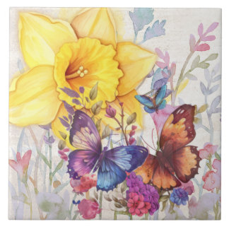 Carreau Harmonie en fleurs : Danse de la nature