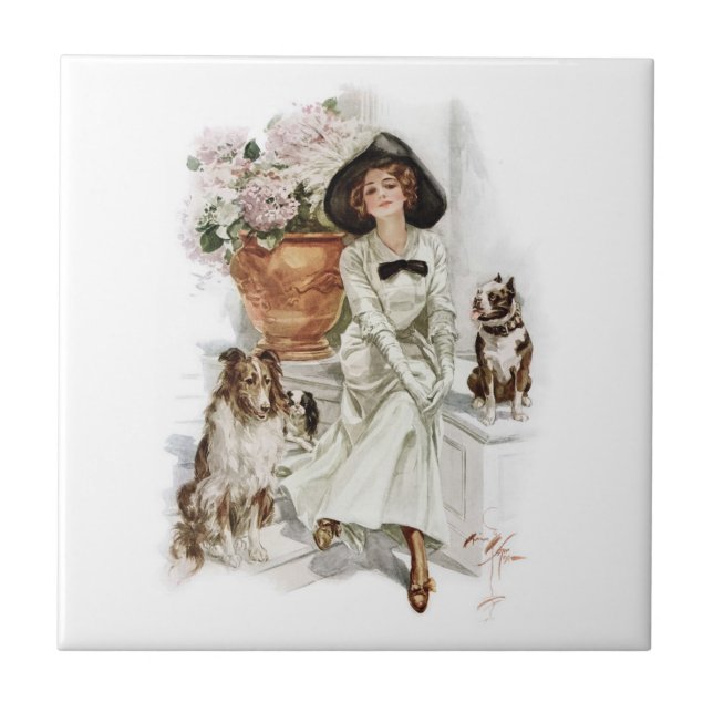 Carreau Harrison Fisher vintage (Devant)