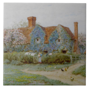 Carreau Helen Allingham Buckinghamshire House à Penn Stre