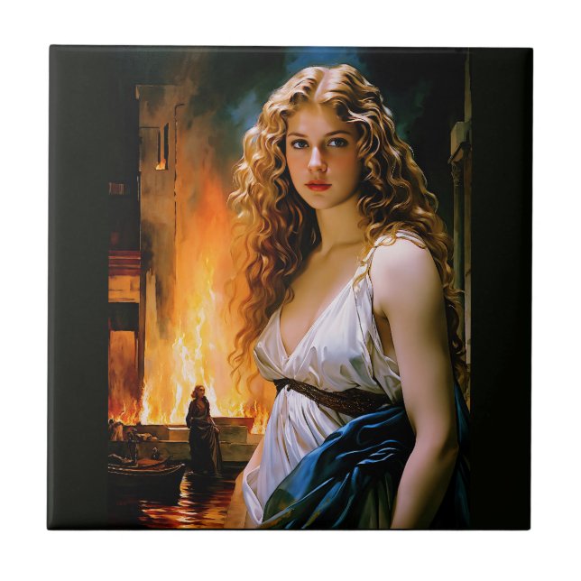 Carreau "Helen, La beauté d’un spartiate, Le feu de Troy" (Devant)