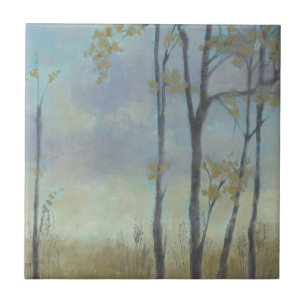 Carreau Herbe bordée d'arbres de blé I