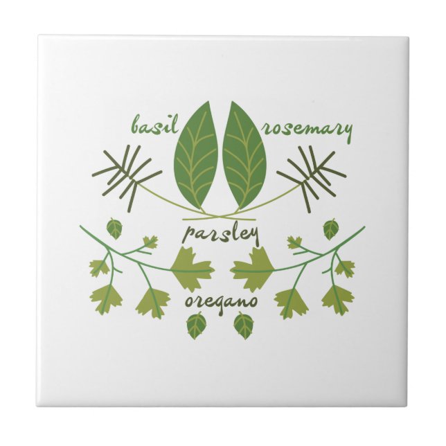 Carreau Herbes diverses (Devant)