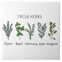 Herbes fraîches Thyme Basil Ferme