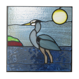 Carreau Héron de bleu de PEI