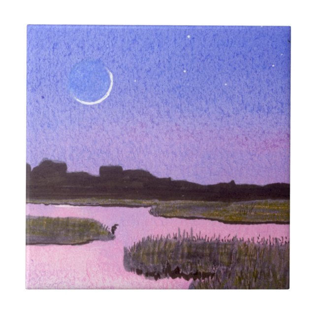 Carreau Héron et Lune (Devant)