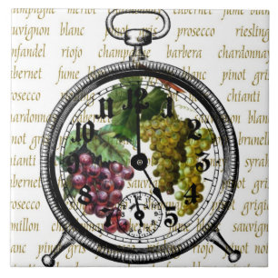 Carreau Heure pour le trépied vintage de tuile d'horloge