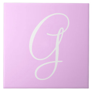 Carreau Hex ffccff Numéro de couleur Monogramme Carrelage 