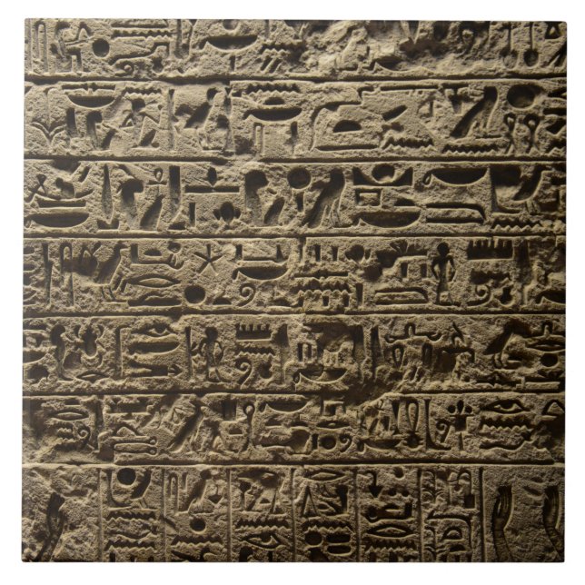 Carreau hiéroglyphes égyptiens (Devant)